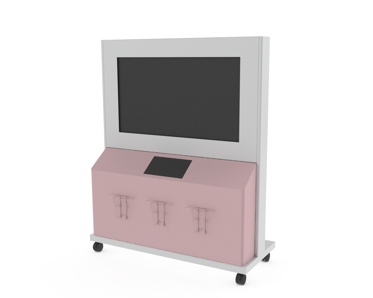 ケーシング タッチパネル+横型ディスプレイ